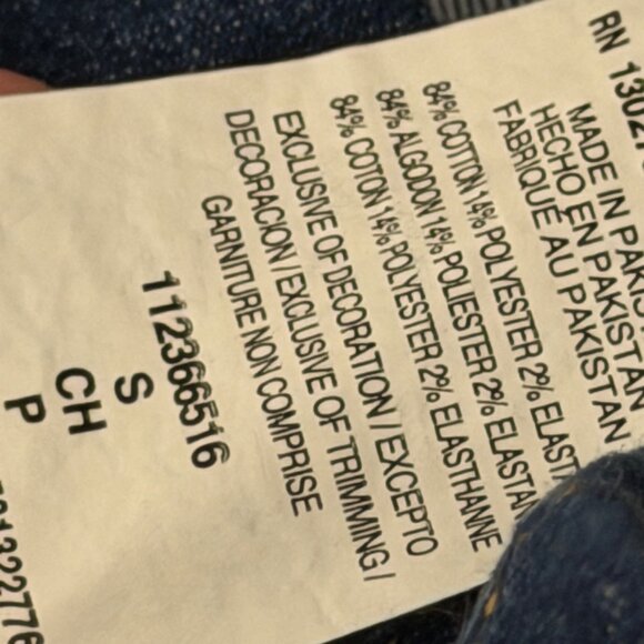 Lee Womens Stretch High-Waisted Denim Pencil Skirt Sz S Deep Dyed Blue. NWT - Picture 3 of 10